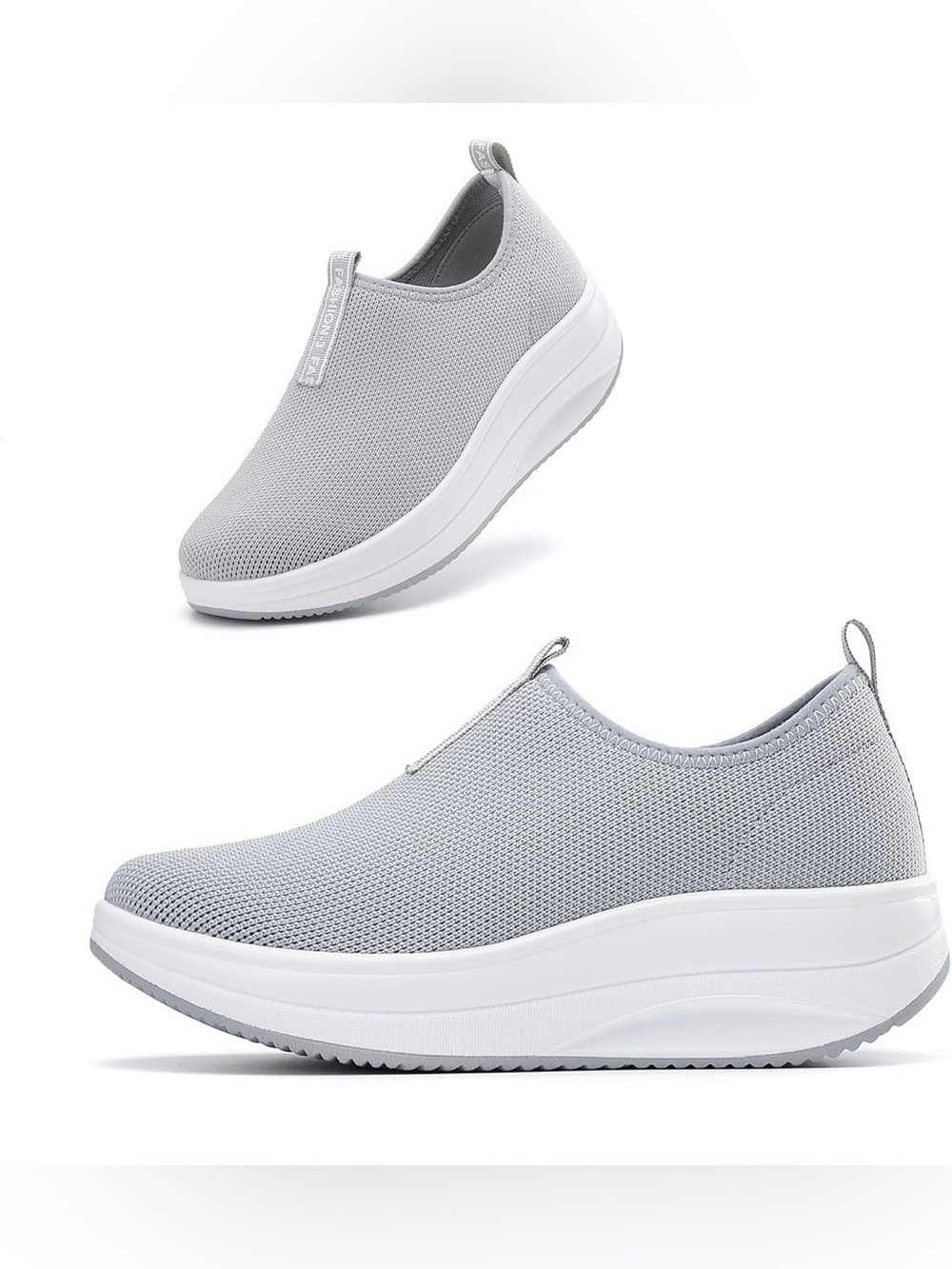 RUIDENG Platform Slip On Sneakers Lightweight Shoes Rocking Bottom US 9.5 EU 42